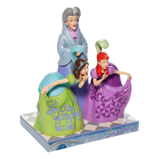 Lady Tremaine, Anastasia and Drizella Figurine (Disney Traditions by Jim Shore) - Gallery Gifts Online 