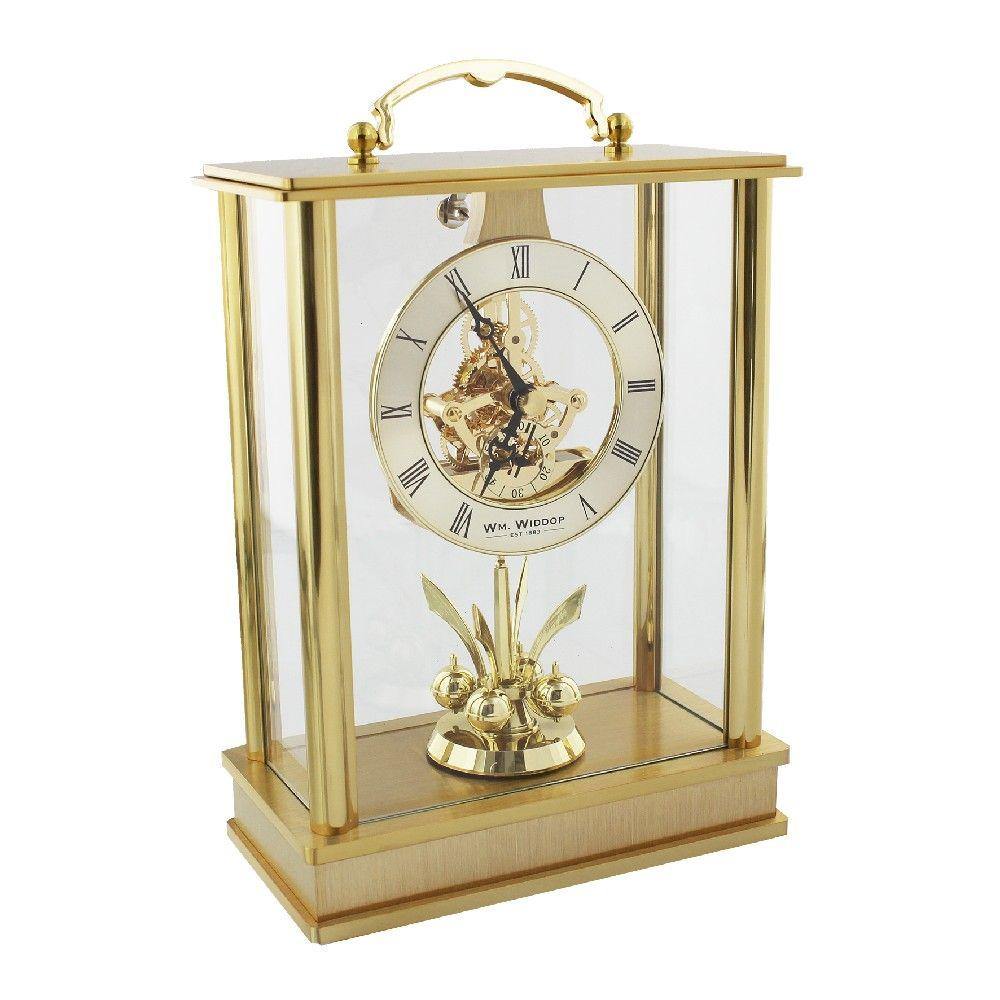 Lantern Skeleton Mantle Clock (Widdop) - Gallery Gifts Online 