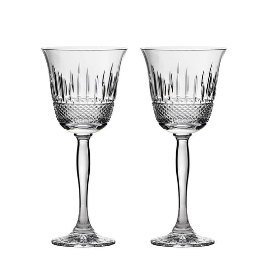 Large Size Wine Pair - Eternity (Royal Scot Crystal) - Gallery Gifts Online 