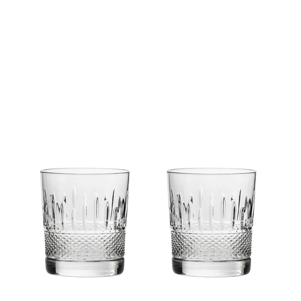 Large Sized Tumbler Pair - Eternity (Royal Scot Crystal) - Gallery Gifts Online 