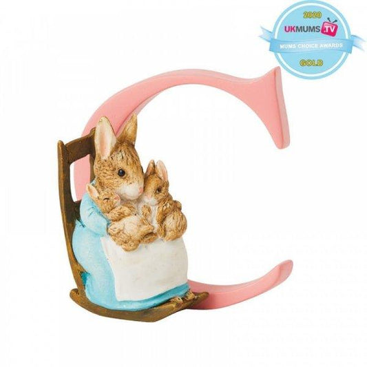 Letter C - Mrs Rabbit & Bunnies (Beatrix Potter) - Gallery Gifts Online 