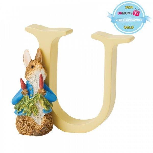 Letter U - Peter Rabbit with Radishes (Beatrix Potter) - Gallery Gifts Online 
