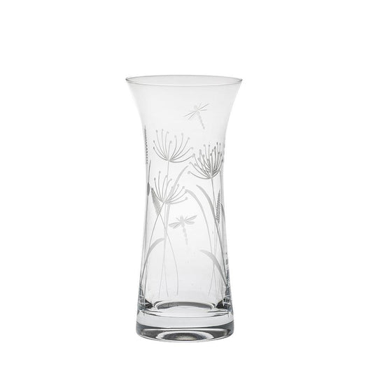 Lily Vase - Dragonfly (Royal Scot Crystal) - Gallery Gifts Online 
