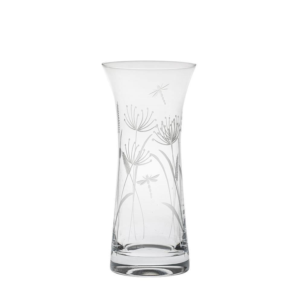 Lily Vase - Dragonfly (Royal Scot Crystal) - Gallery Gifts Online 