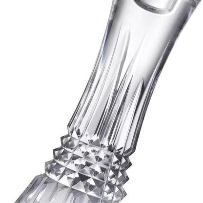 Lismore Diamond Candlestick Pair (7") (Waterford Crystal) - Gallery Gifts Online 