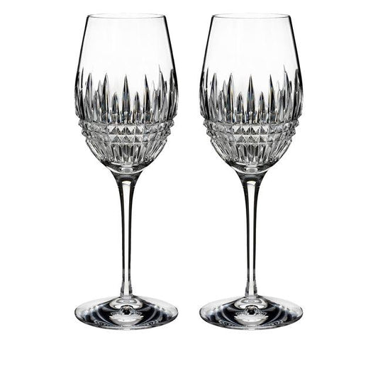Lismore Diamond Essence Wine Set of 2 (Waterford Crystal) - Gallery Gifts Online 