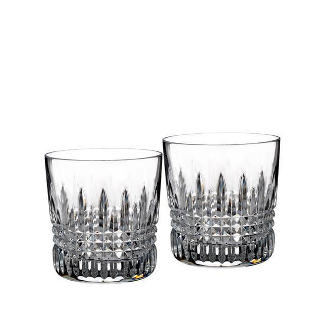 Lismore Diamond Tumbler Pair - Small (Waterford Crystal) - Gallery Gifts Online 