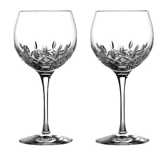 Lismore Essence Balloon Wine Glass Pair (Waterford Crystal) - Gallery Gifts Online 