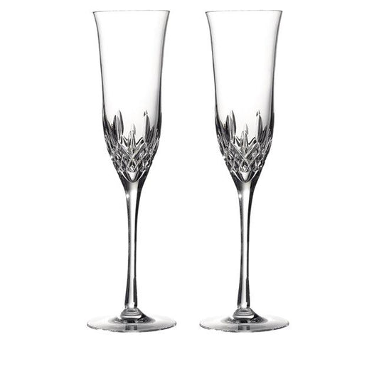 Lismore Essence Champagne Flute, Set of 2 (Waterford Crystal) - Gallery Gifts Online 