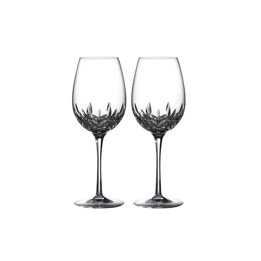 ﻿Lismore Essence Red Wine Goblet Pair (Waterford Crystal) - Gallery Gifts Online 