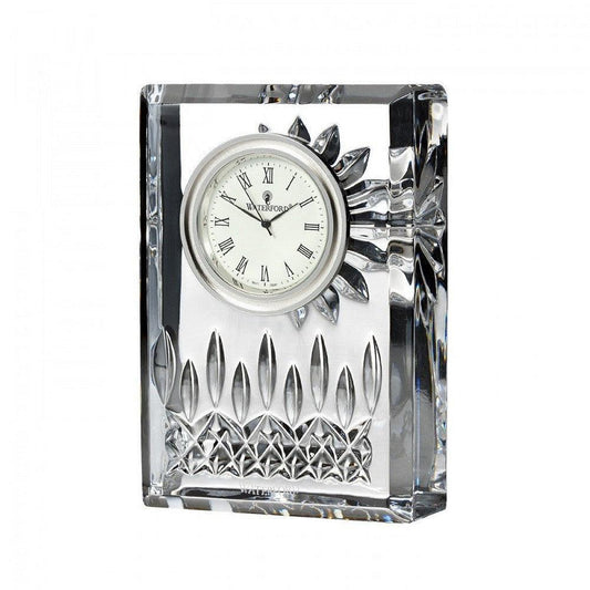 Lismore Small Clock (Waterford Crystal) - Gallery Gifts Online 
