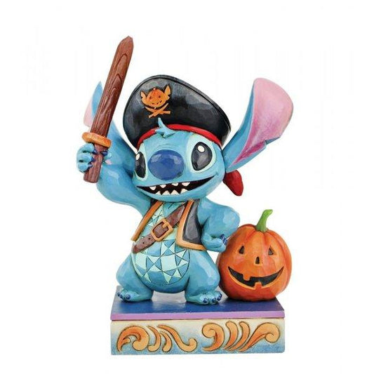 Lovable Buccaneer - Stitch as a Pirate Figurine (Disney Traditions by Jim Shore) - Gallery Gifts Online 
