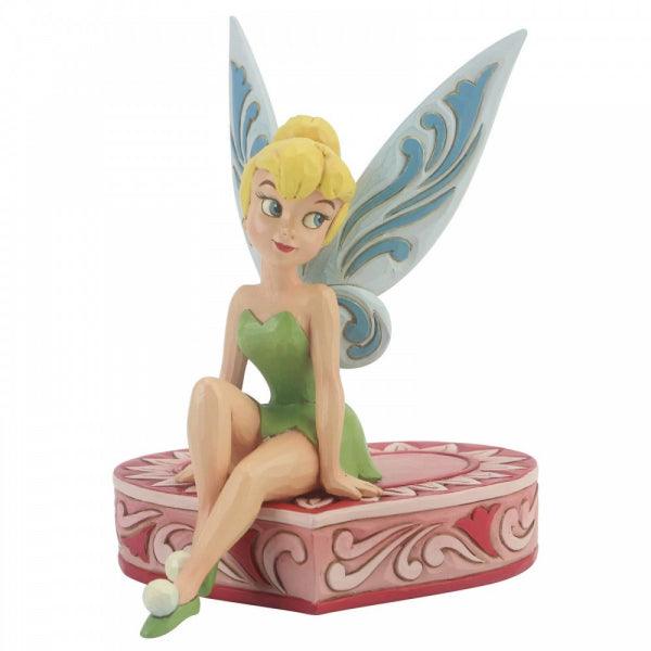 Love Seat (Tinker Bell on Heart Figurine) (Disney Traditions by Jim Shore) - Gallery Gifts Online 