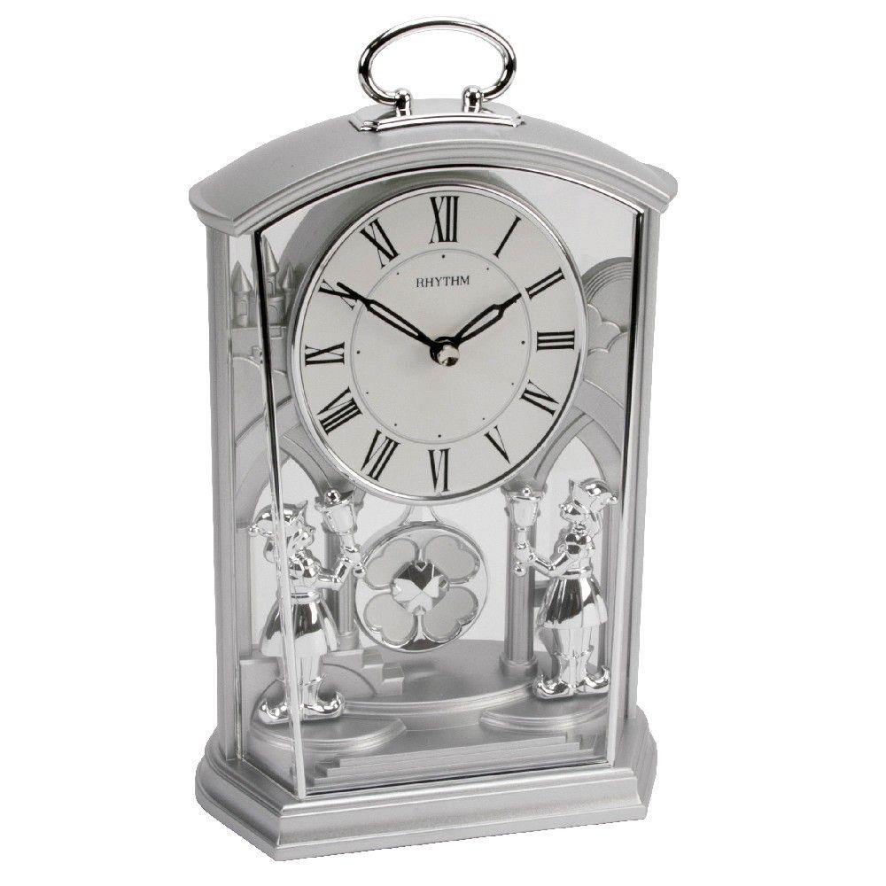 Mantle See Through Handle - Rhythm Clock (Widdop) - Gallery Gifts Online 