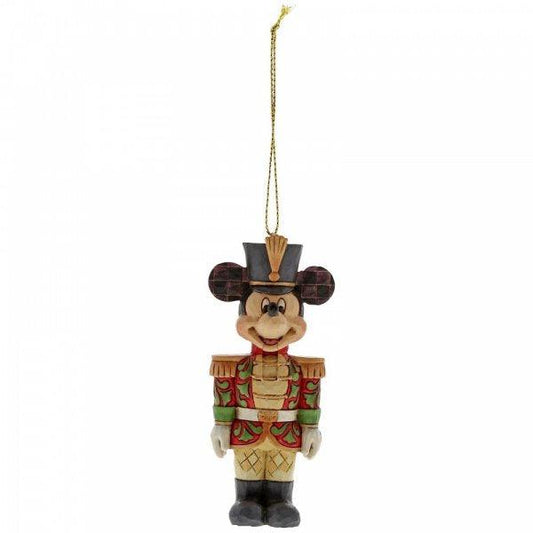 Mickey Mouse Nutcracker Hanging Ornament (Disney Traditions by Jim Shore) - Gallery Gifts Online 
