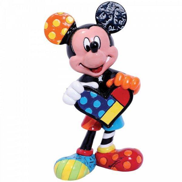 Mickey Mouse with Heart Mini Figurine (Disney Britto Collection) - Gallery Gifts Online 