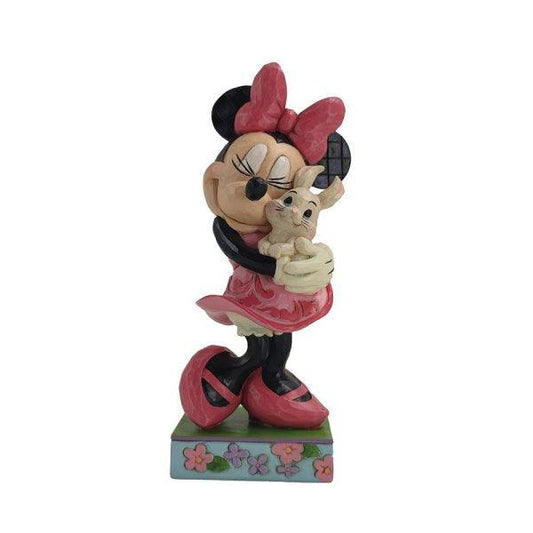 Minnie Holding Bunny (Disney Traditions by Jim Shore) - Gallery Gifts Online 