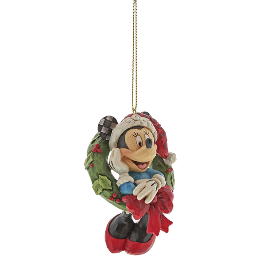 Minnie Mouse Hanging Ornament (Disney Traditions by Jim Shore) - Gallery Gifts Online 