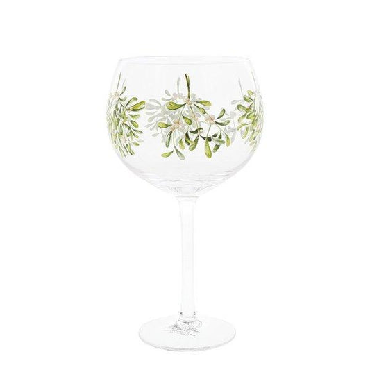 Mistletoe Copa Gin Glass (Ginology) - Gallery Gifts Online 