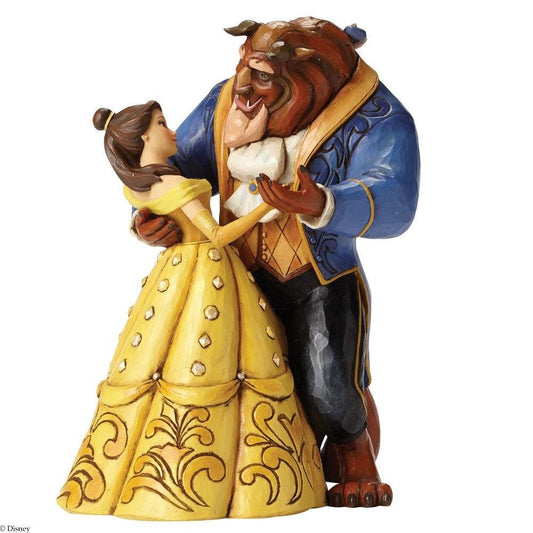 Moonlight Waltz (Belle & Beast Dancing) (Disney Traditions by Jim Shore) - Gallery Gifts Online 