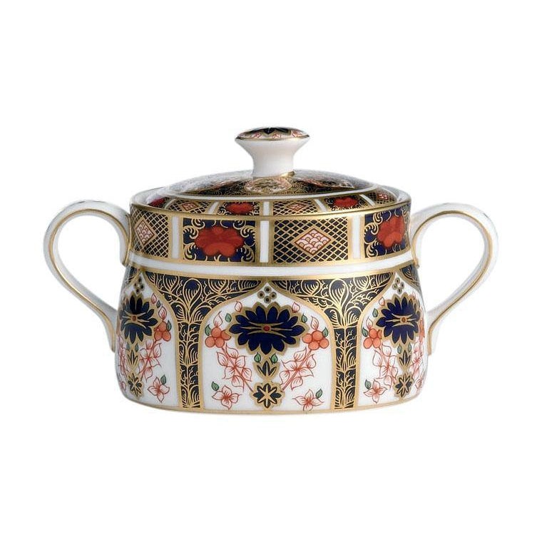 Old Imari - Covered Sugar Large Size (Royal Crown Derby) - Gallery Gifts Online 