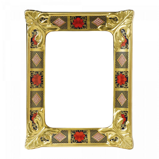 Old Imari Solid Gold Band - Picture Frame Small (Royal Crown Derby) - Gallery Gifts Online 