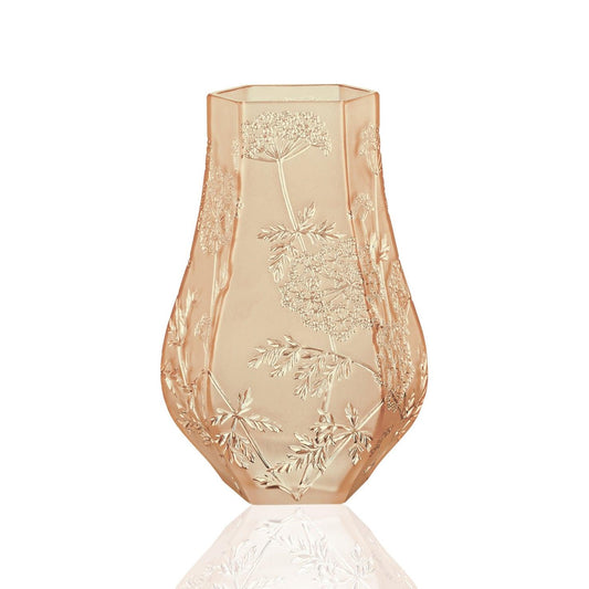 Ombelles Vase Gold Luster (Lalique) - Gallery Gifts Online 