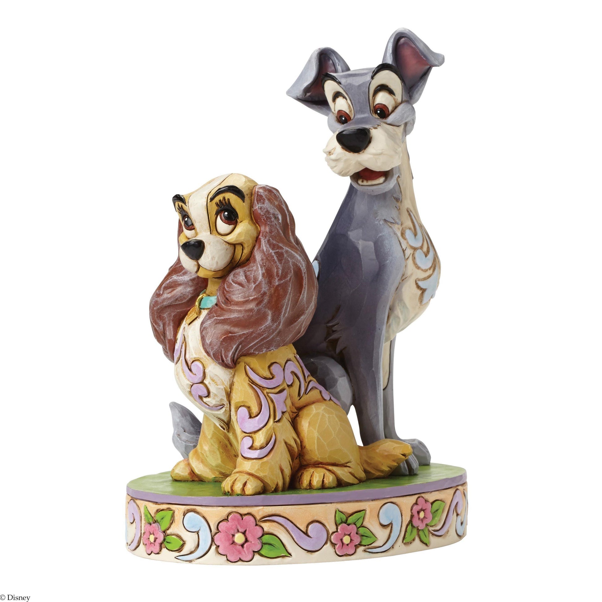 Opposites Attract (Lady and The Tramp 60th Anniversary Piece) (Disney Traditions by Jim Shore) - Gallery Gifts Online 