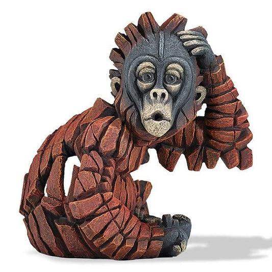 Orangutan ‘Baby Oh!’ Sculpture - Numbered Edition (Edge Sculpture by Matt Buckley) - Gallery Gifts Online 