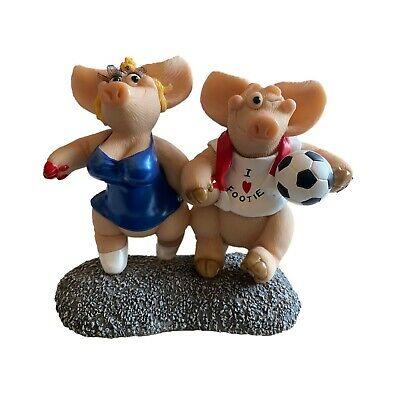 Piggin Red Scarf Footballer (Piggin) - Gallery Gifts Online 