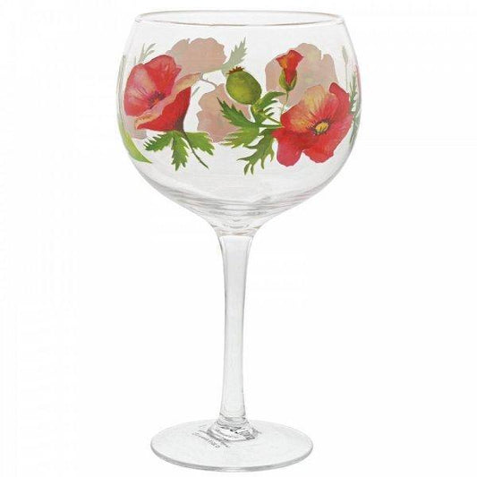 Poppies Copa Gin Glass (Ginology) - Gallery Gifts Online 