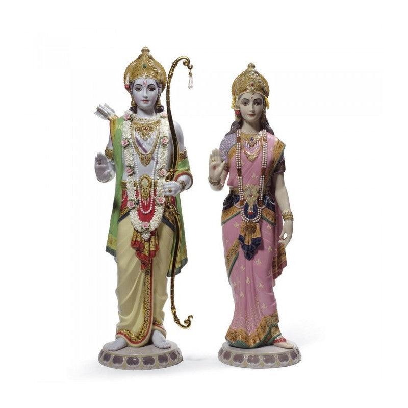 Rama and Sita (Lladro) - Gallery Gifts Online 