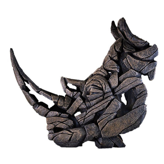 Rhinoceros Bust Sculpture (Edge Sculpture by Matt Buckley) - Gallery Gifts Online 