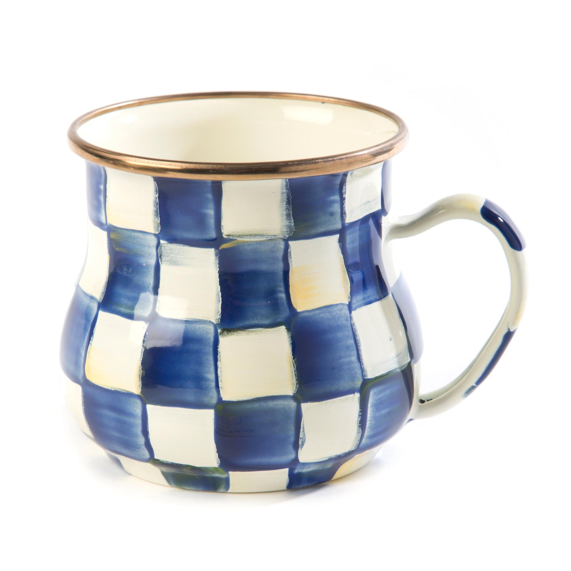 Royal Check Mug (Mackenzie Childs) - Gallery Gifts Online 