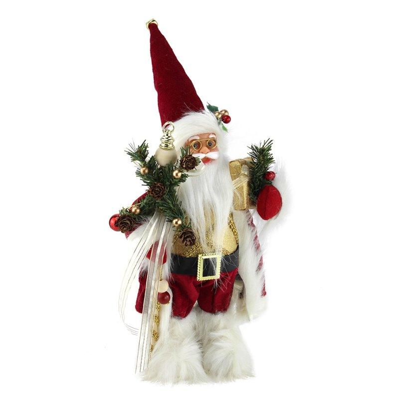 Santa Red 12" (Christmas Ornaments) - Gallery Gifts Online 