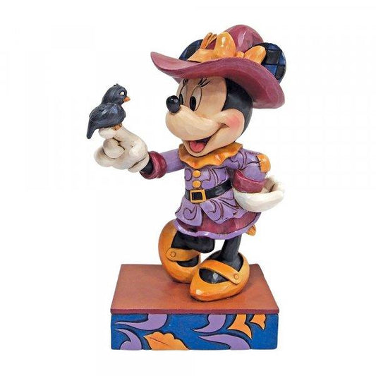 Scarecrow Minnie Figurine (Disney Traditions by Jim Shore) - Gallery Gifts Online 