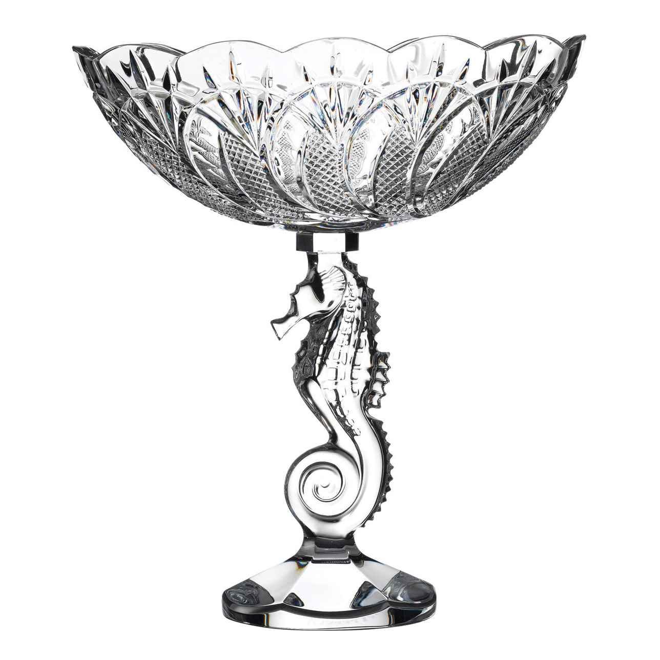 Seahorse Centrepiece Bowl (Waterford Crystal) - Gallery Gifts Online 