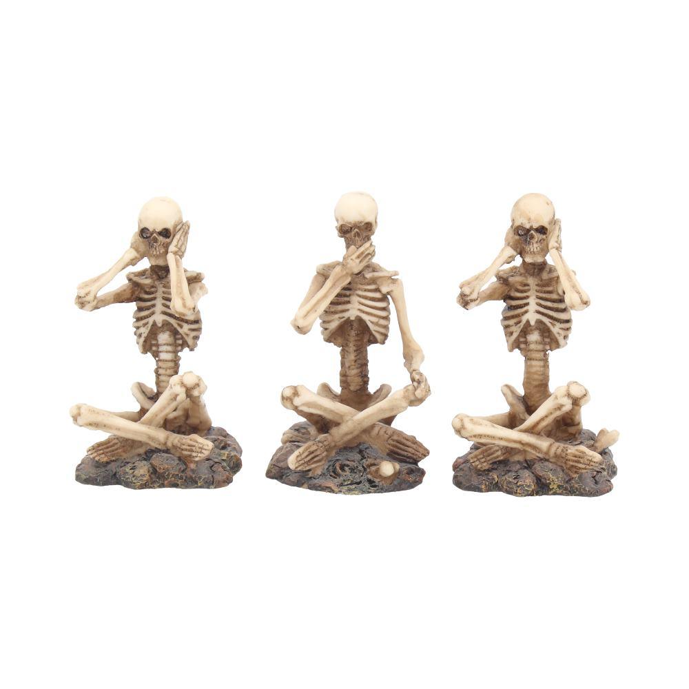 See No, Hear No, Speak No Skeletons (Nemesis Now) - Gallery Gifts Online 