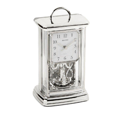 Silver Car - Rhythm Clock (Widdop) - Gallery Gifts Online 