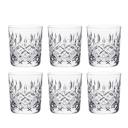 Six Large Tumblers - London (Royal Scot Crystal) - Gallery Gifts Online 