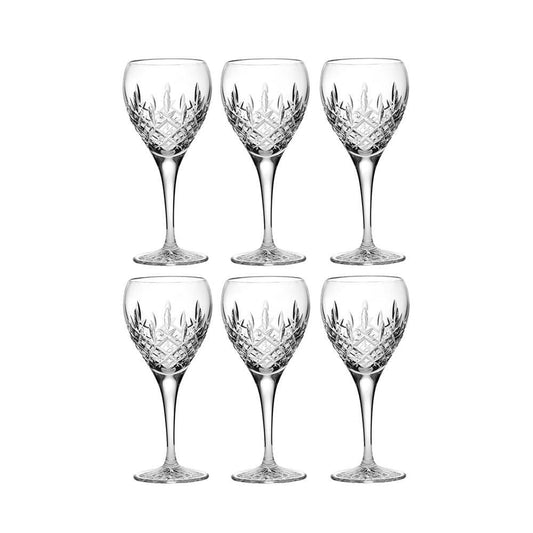 Six Small Wine - London (Royal Scot Crystal) - Gallery Gifts Online 