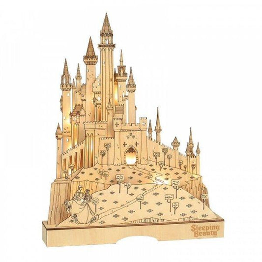 Sleeping Beauty Illuminated Castle (Disney Traditions by Jim Shore) - Gallery Gifts Online 