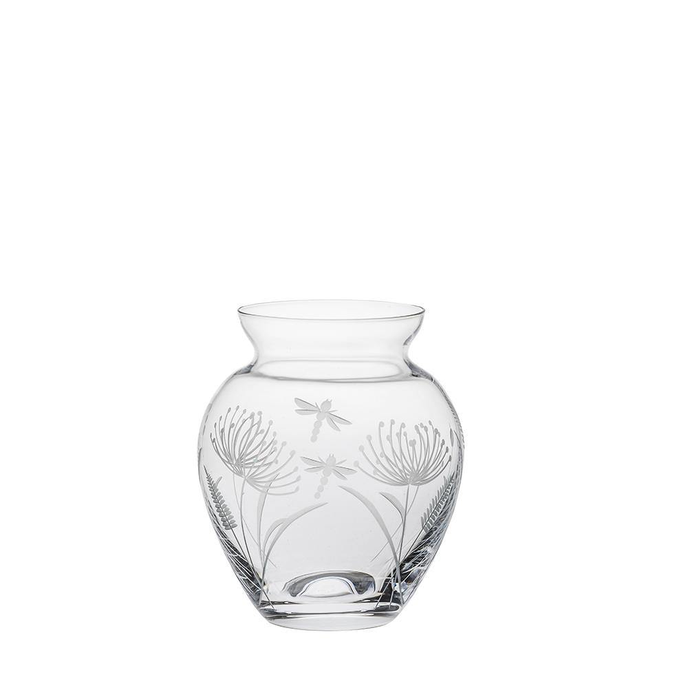 Small Posy Vase - Dragonfly (Royal Scot Crystal) - Gallery Gifts Online 
