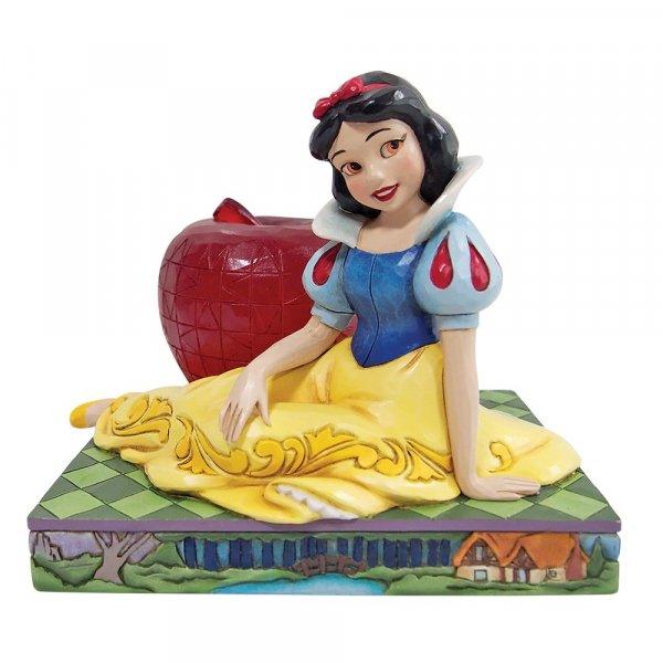 Snow White with Apple Figurine (Disney Traditions by Jim Shore) - Gallery Gifts Online 