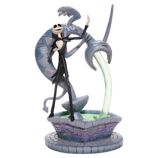 Soulful Soliloquy (Jack Skellington on Fountain Figurine) (Disney Traditions by Jim Shore) - Gallery Gifts Online 