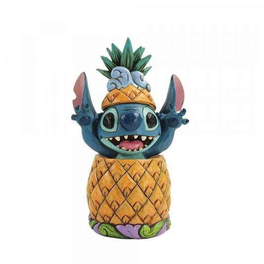 Stitch in a Pineapple Figurine (Disney Traditions by Jim Shore) - Gallery Gifts Online 