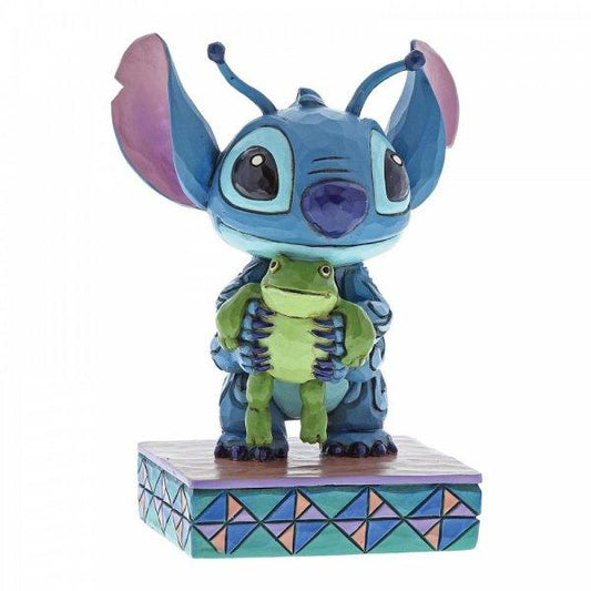 Strange Life-Forms (Stitch with Frog Figurine) (Disney Traditions by Jim Shore) - Gallery Gifts Online 
