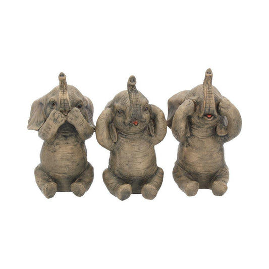 Three Wise Elephants (Nemesis Now) - Gallery Gifts Online 