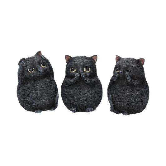 Three Wise Fat Cats (Nemesis Now) - Gallery Gifts Online 
