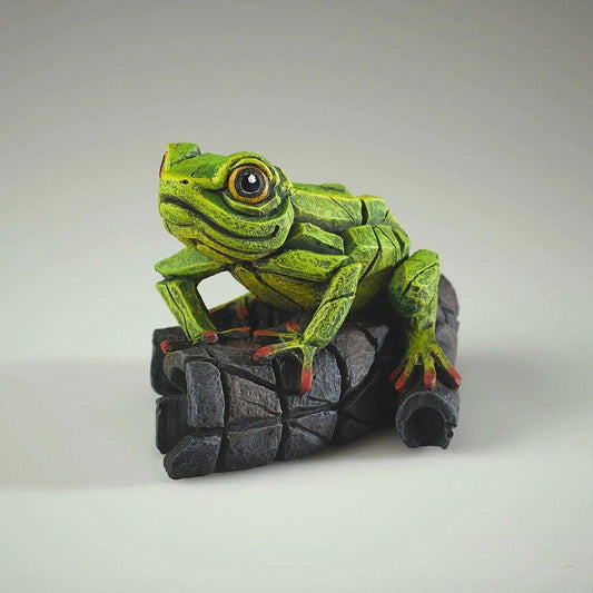 Tree Frog - Green Sculpture (Edge Sculpture by Matt Buckley) - Gallery Gifts Online 
